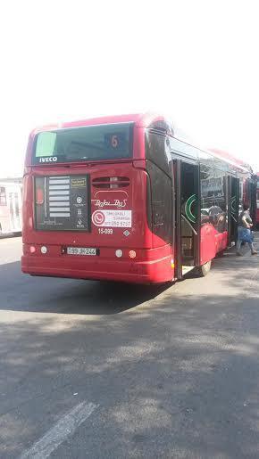 "BakuBus"ın sürücüsü özbaşınalıq etdi