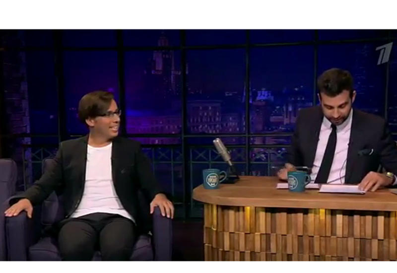 Максим Галкин заговорил на азербайджанском на Первом канале