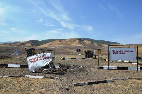 Вот что сделала с армянским полигоном артиллерия Азербайджана