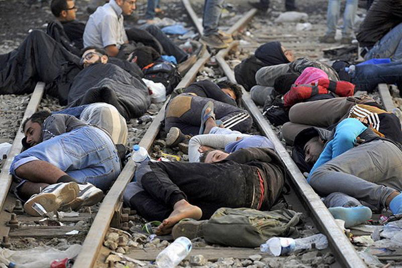 Беженцев из Сирии и Ирака обнаружили в странном месте