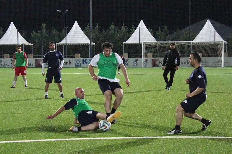 ФК "Зиря" провел праздничный футбольный вечер с журналистами