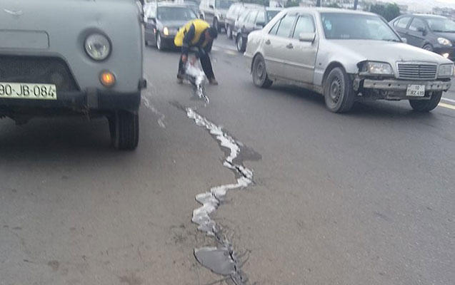 Bakı-Sumqayıt yolu ilə bağlı yaranmış təşvişə