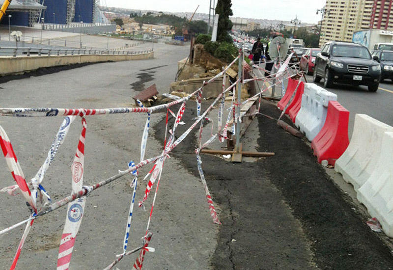 Baş geoloq avtovağzaldakı sürüşmə haqda