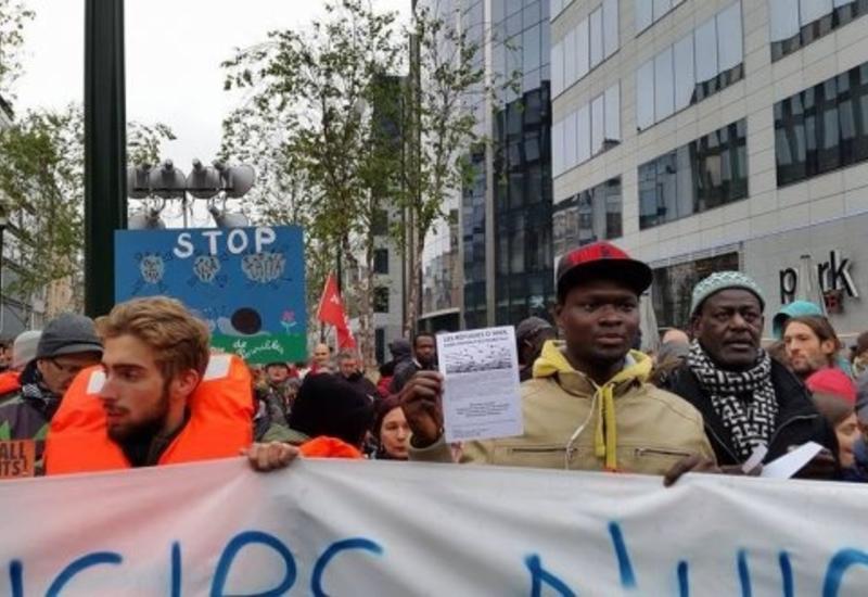 Полиция разогнала митинг в Брюсселе, 19 задержанных