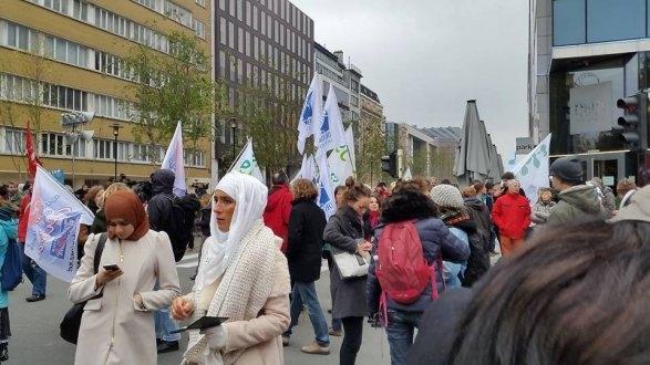 Полиция разогнала митинг в Брюсселе, 19 задержанных