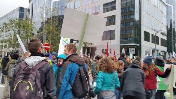 Полиция разогнала митинг в Брюсселе, 19 задержанных