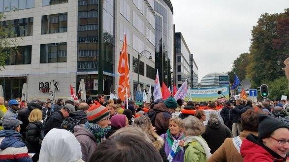 Полиция разогнала митинг в Брюсселе, 19 задержанных