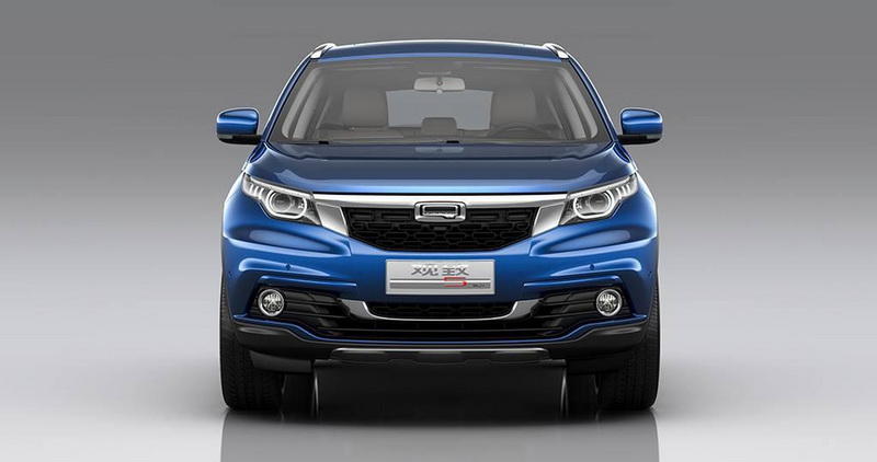 Новый кроссовер Qoros 5 рассекретили до премьеры
