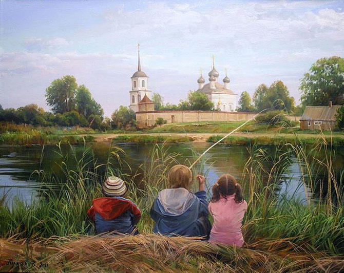 "Картинная галерея" Day.Az: Теплые деревенские пейзажи