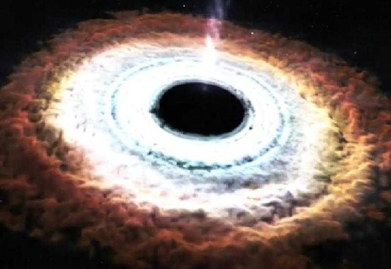 Как черная дыра рвет звезду