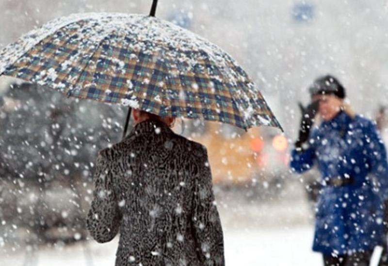 В Азербайджане ожидаются дождь и мокрый снег