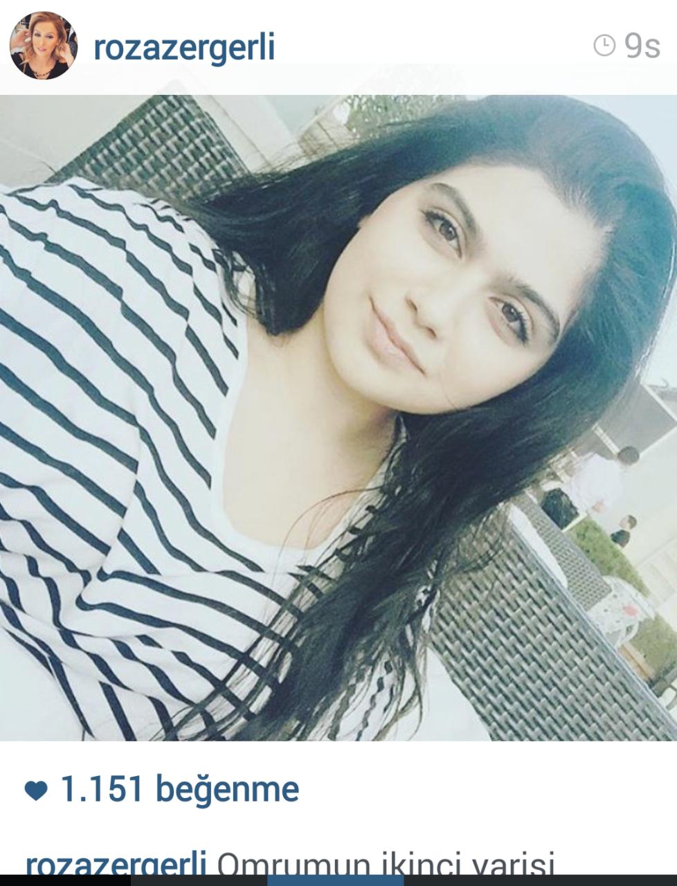 Roza Zərgərli qızının fotosunu paylaşdı