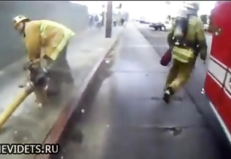 Уникальные кадры: взрыв прямо на камеру