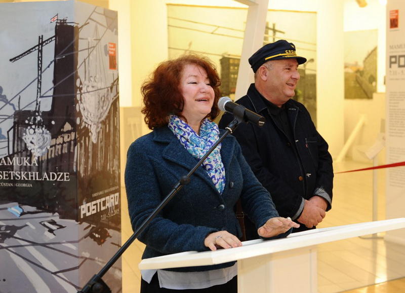 В Баку проходит выставка известного грузинского художника