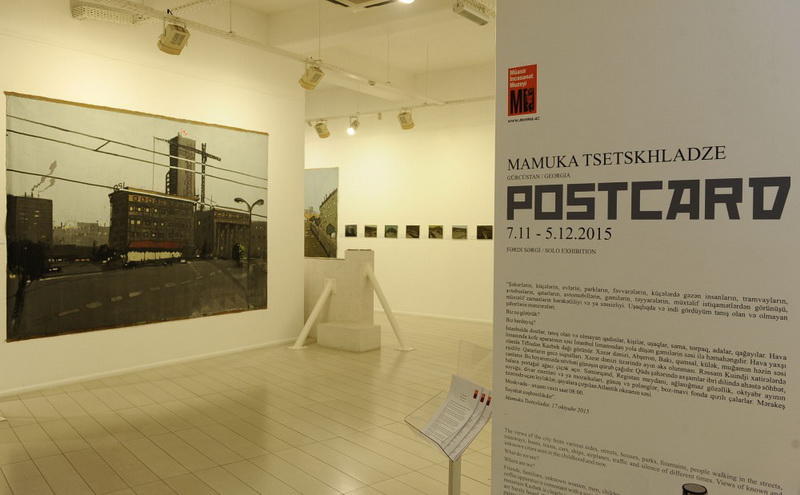 В Баку проходит выставка известного грузинского художника