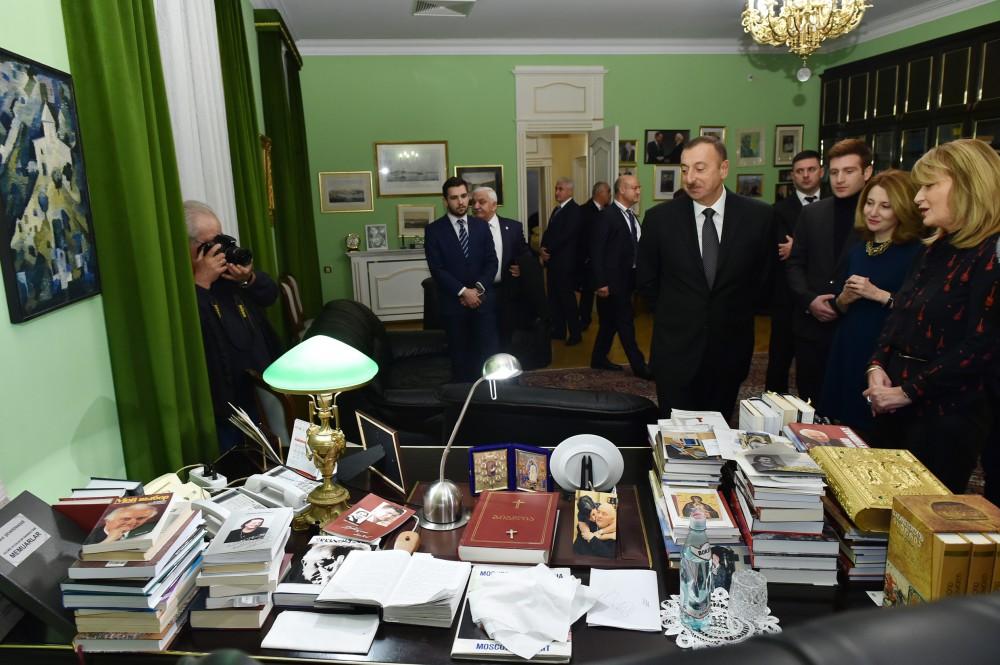Президент Ильхам Алиев встретился с экс-премьером Грузии