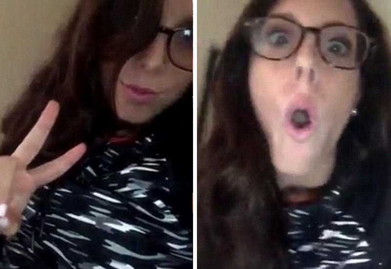 Она снимала себя на видео, когда внезапно на дом упал самолет