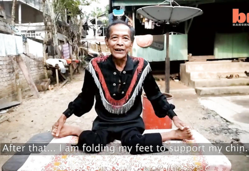 Пенсионер, у которого вообще нет костей