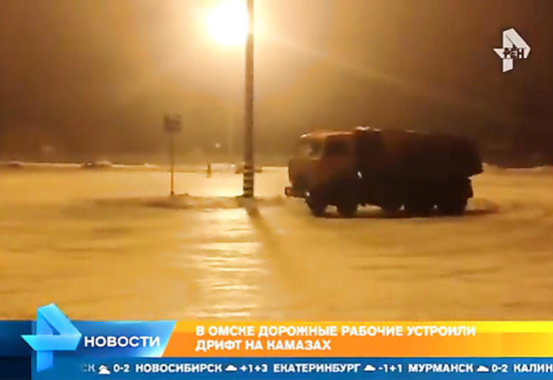 Такого вы точно не видели: дрифт на "КАМАЗ"ах