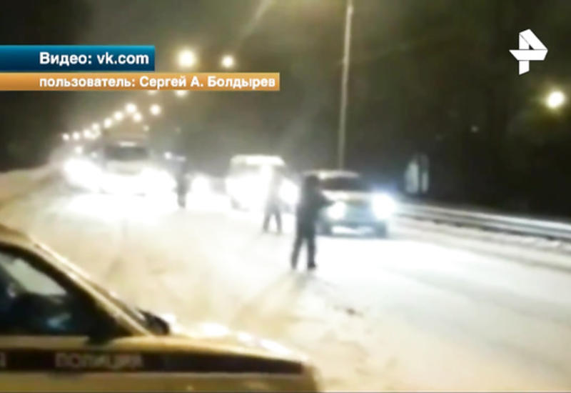 Полицейские с трудом поймали пьяного лихача