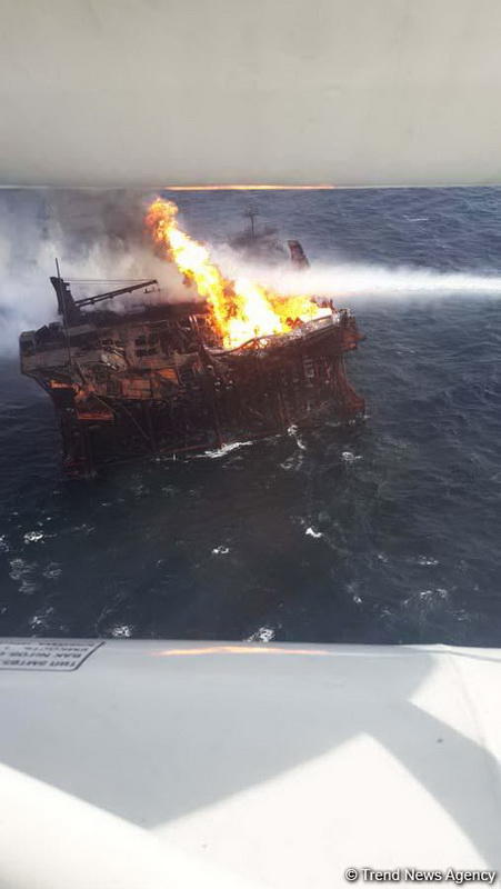 "Günəşli" yatağında yanğın hələ sönməyib