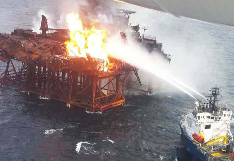 "Günəşli" yatağında yanğın hələ sönməyib