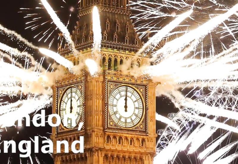 Новогодние фейерверки в разных странах мира