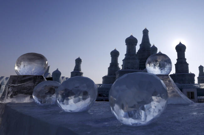 Ледяное великолепие в Китае