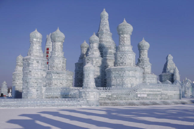 Ледяное великолепие в Китае