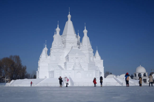 Ледяное великолепие в Китае