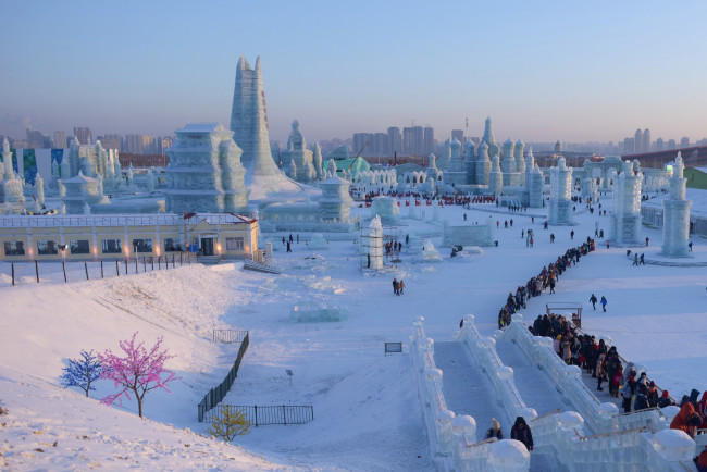 Ледяное великолепие в Китае