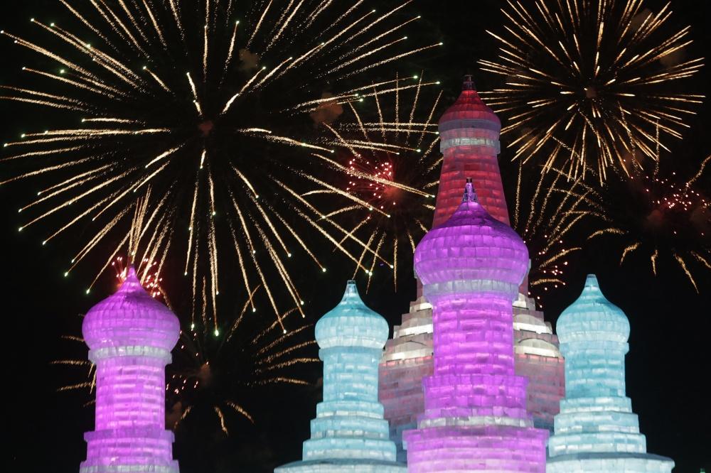 Ледяное великолепие в Китае