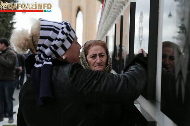 Şəhidlərin qohumları bu gün...