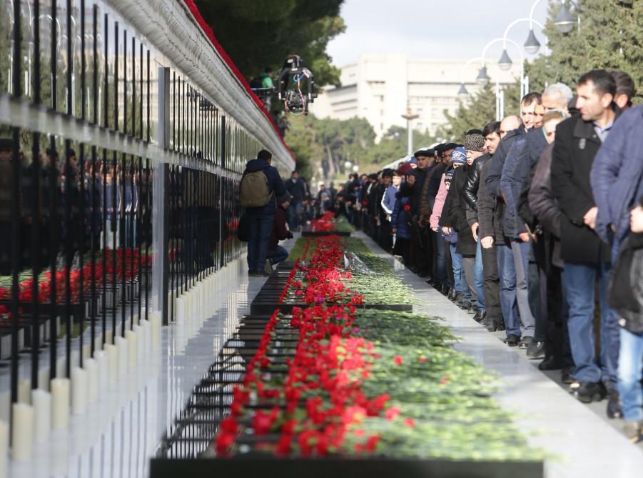Azərbaycan xalqı şəhidlərin parlaq xatirəsini ehtiramla yad edir