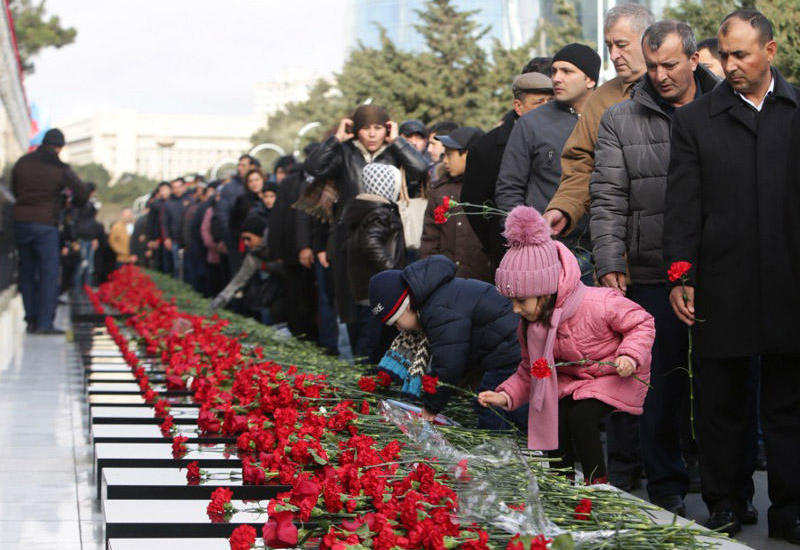 Azərbaycan xalqı şəhidlərin parlaq xatirəsini ehtiramla yad edir