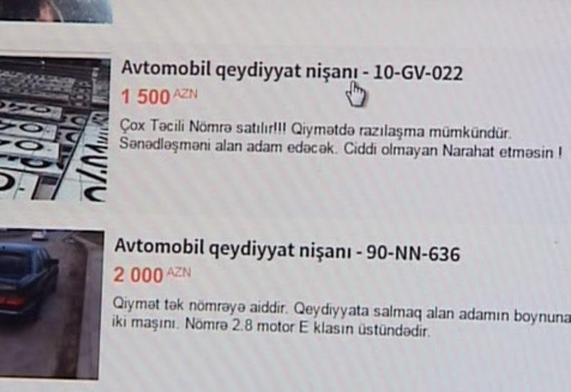 Bakıda bahalı maşın nömrələrini kimlər alır? - VİDEO