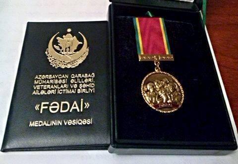 Siyavuş Novruzova medal verildi