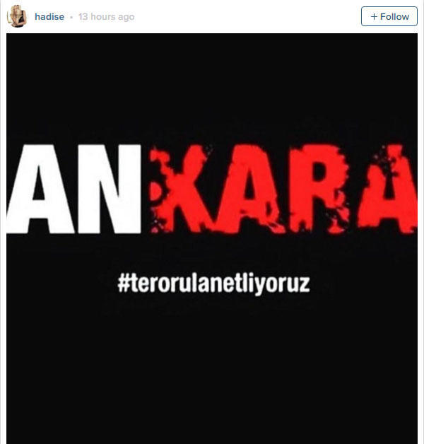 Məşhurlar Ankaradakı terror haqda: