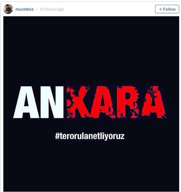 Məşhurlar Ankaradakı terror haqda: