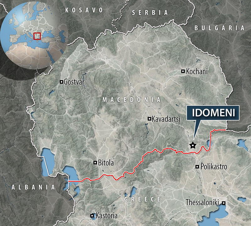 Miqrantlara qarşı hasar çəkildi