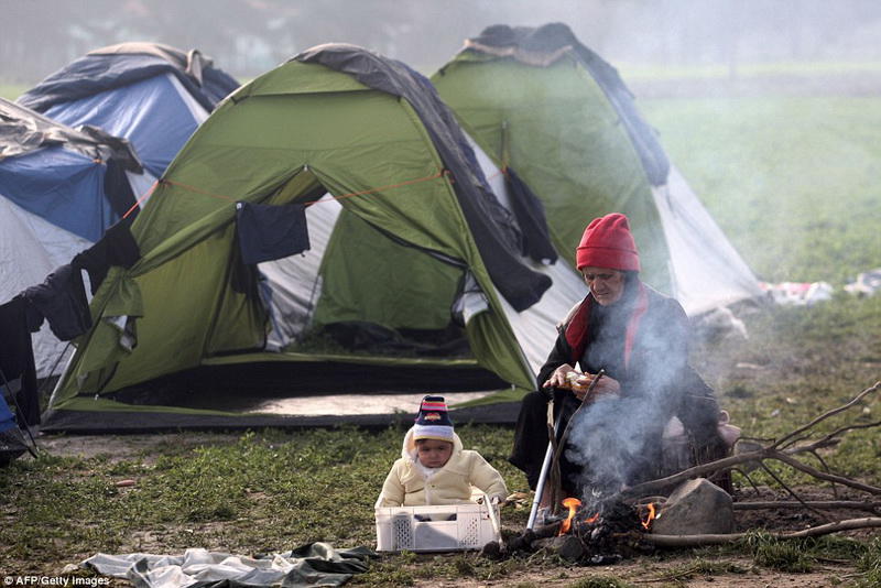 Miqrantlara qarşı hasar çəkildi