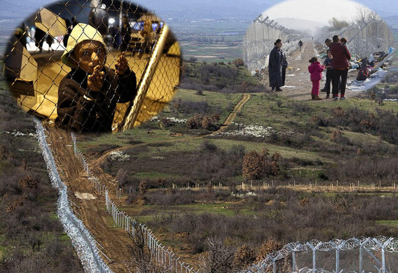 Miqrantlara qarşı hasar çəkildi