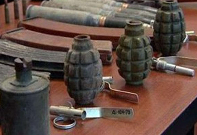 Goranboyda döyüş sursatı aşkarlandı