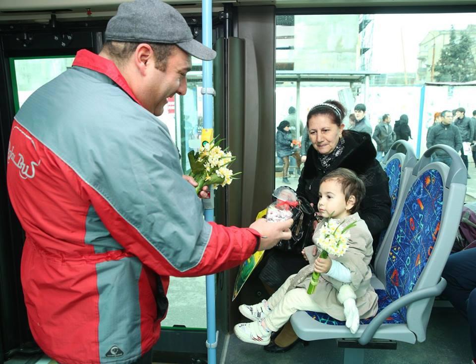 "BakuBus" xanımları belə sevindirdi