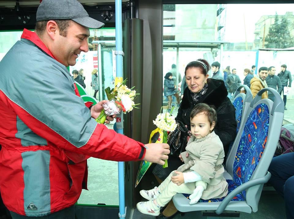 "BakuBus" xanımları belə sevindirdi