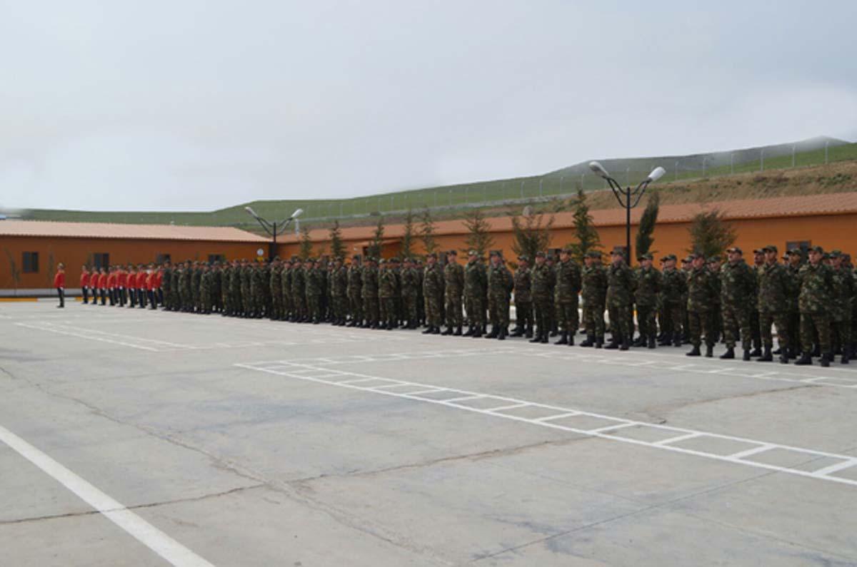 В прифронтовой зоне состоялось открытие новых военных объектов ВС Азербайджана