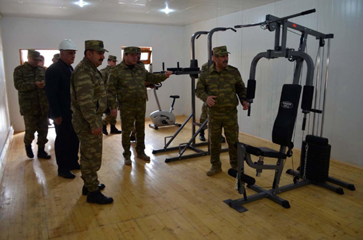 В прифронтовой зоне состоялось открытие новых военных объектов ВС Азербайджана