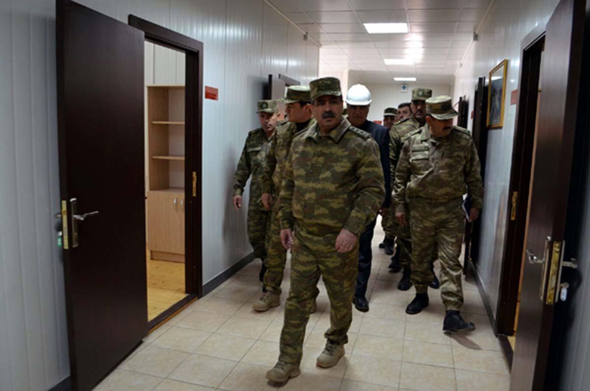 В прифронтовой зоне состоялось открытие новых военных объектов ВС Азербайджана