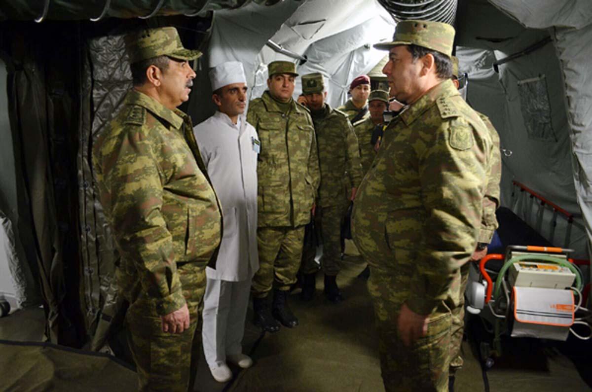 В прифронтовой зоне состоялось открытие новых военных объектов ВС Азербайджана