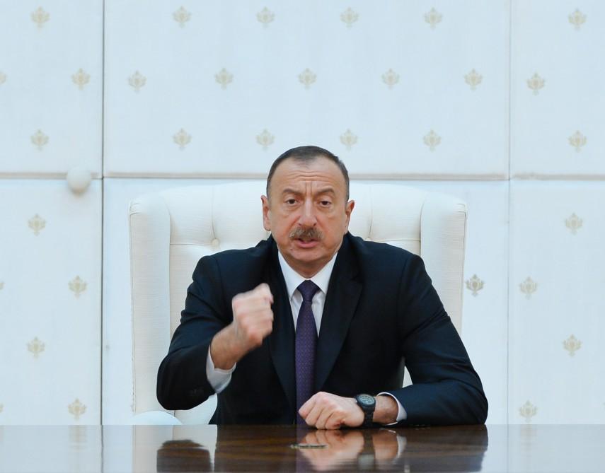 Президент Ильхам Алиев: Азербайджан одержал большую военную победу